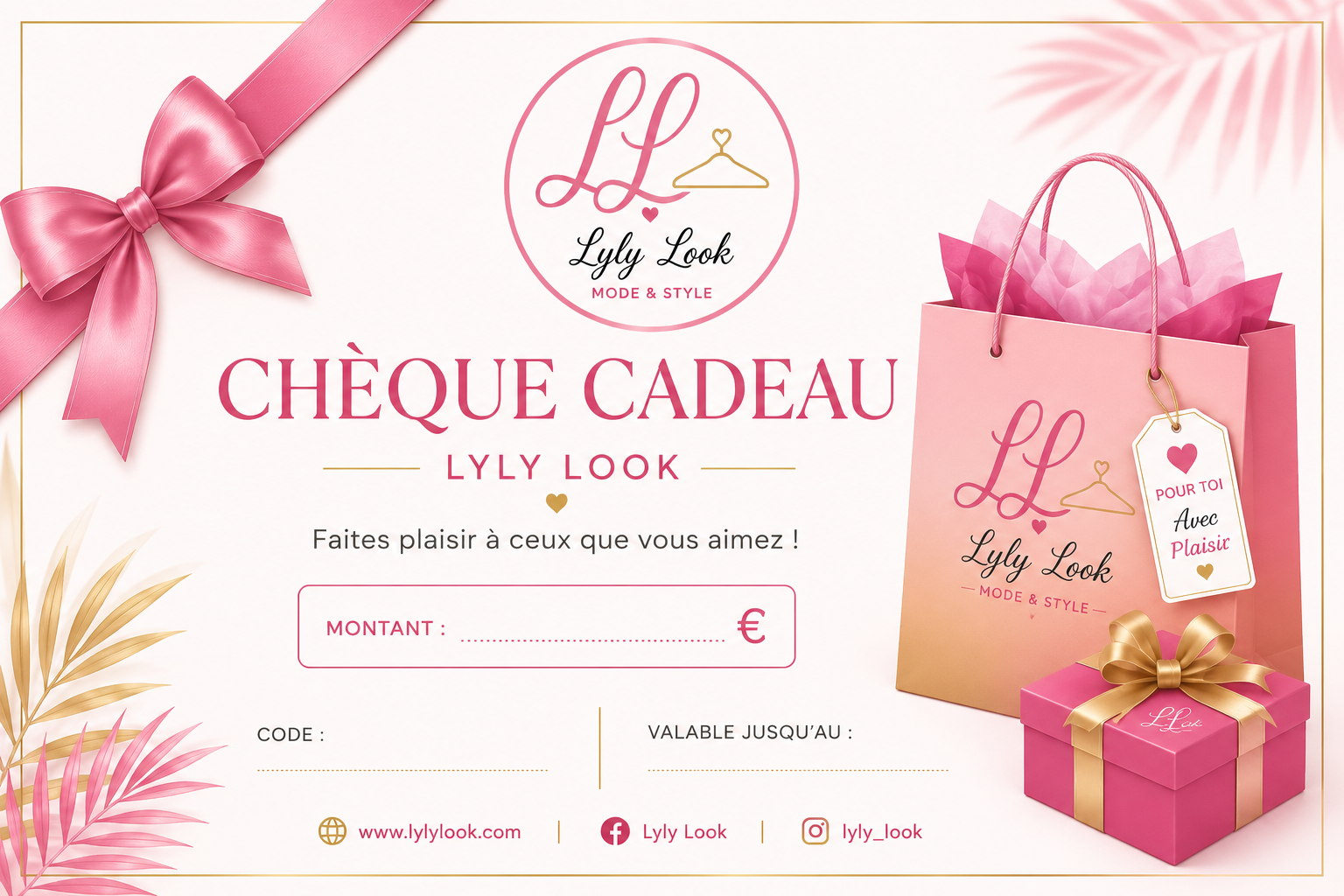 CHEQUE CADEAU