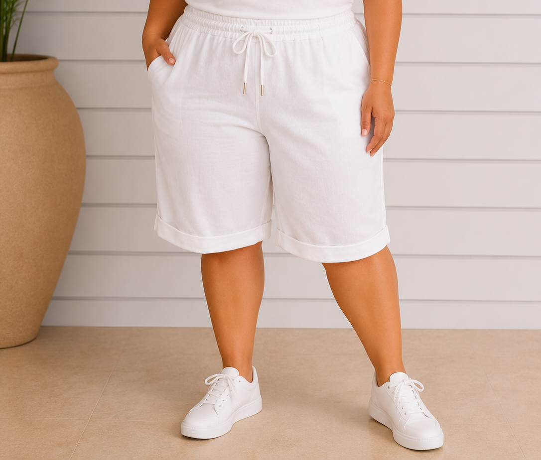 Bermuda Magique Grande Taille – Taille Unique (44 au 52) ✨