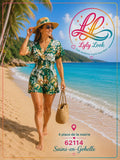 Combishort Fleurie – Élégance et confort au rendez-vous 🌺☀️magique