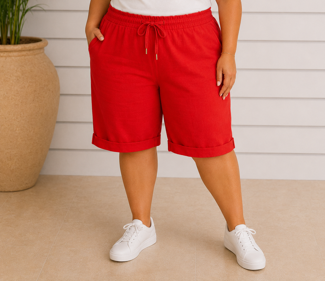 Bermuda Magique Grande Taille – Taille Unique (44 au 52) ✨