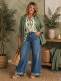 Blazer long – Kaki 💚
