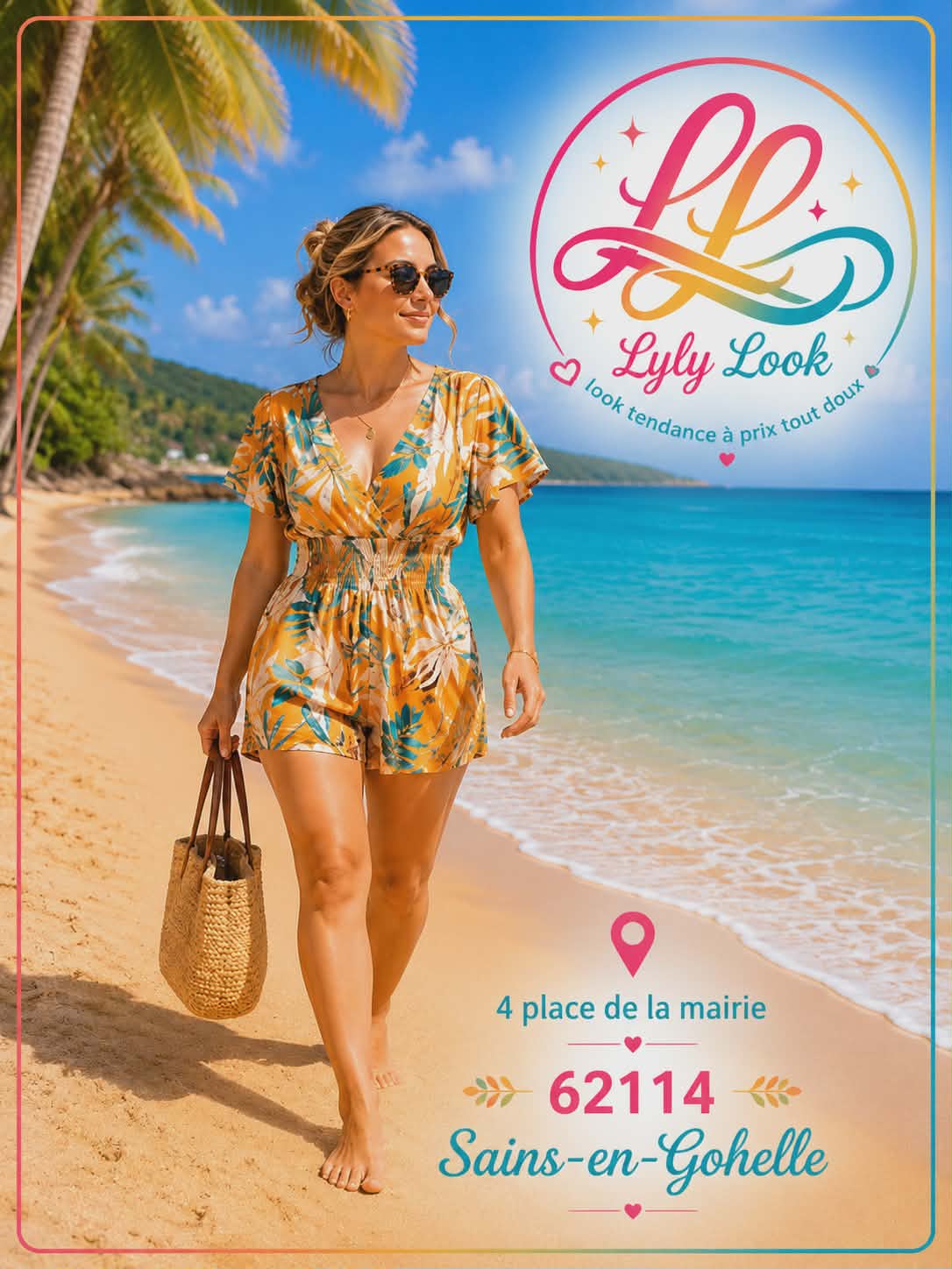 Combishort Fleuri – Légère, colorée et parfaite pour l'été 🌴☀️Magique