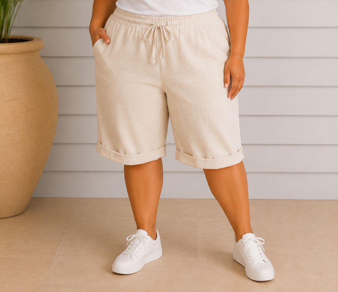 Bermuda Magique Grande Taille – Taille Unique (44 au 52) ✨