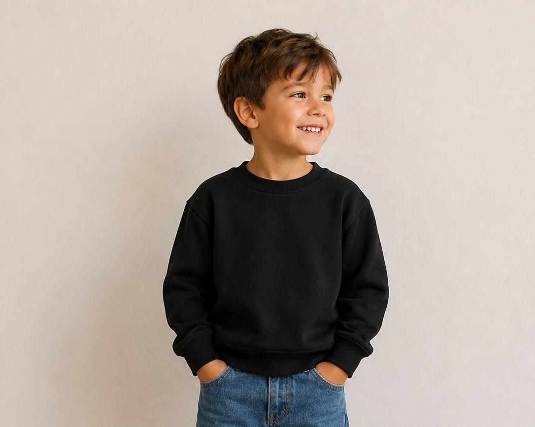 🖤 Sweat noir – Garçon