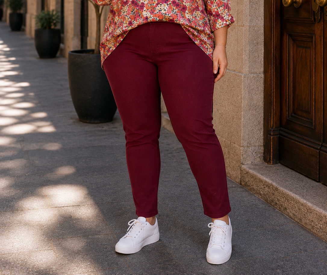 ❤️ Pantalon Christy – amarante
