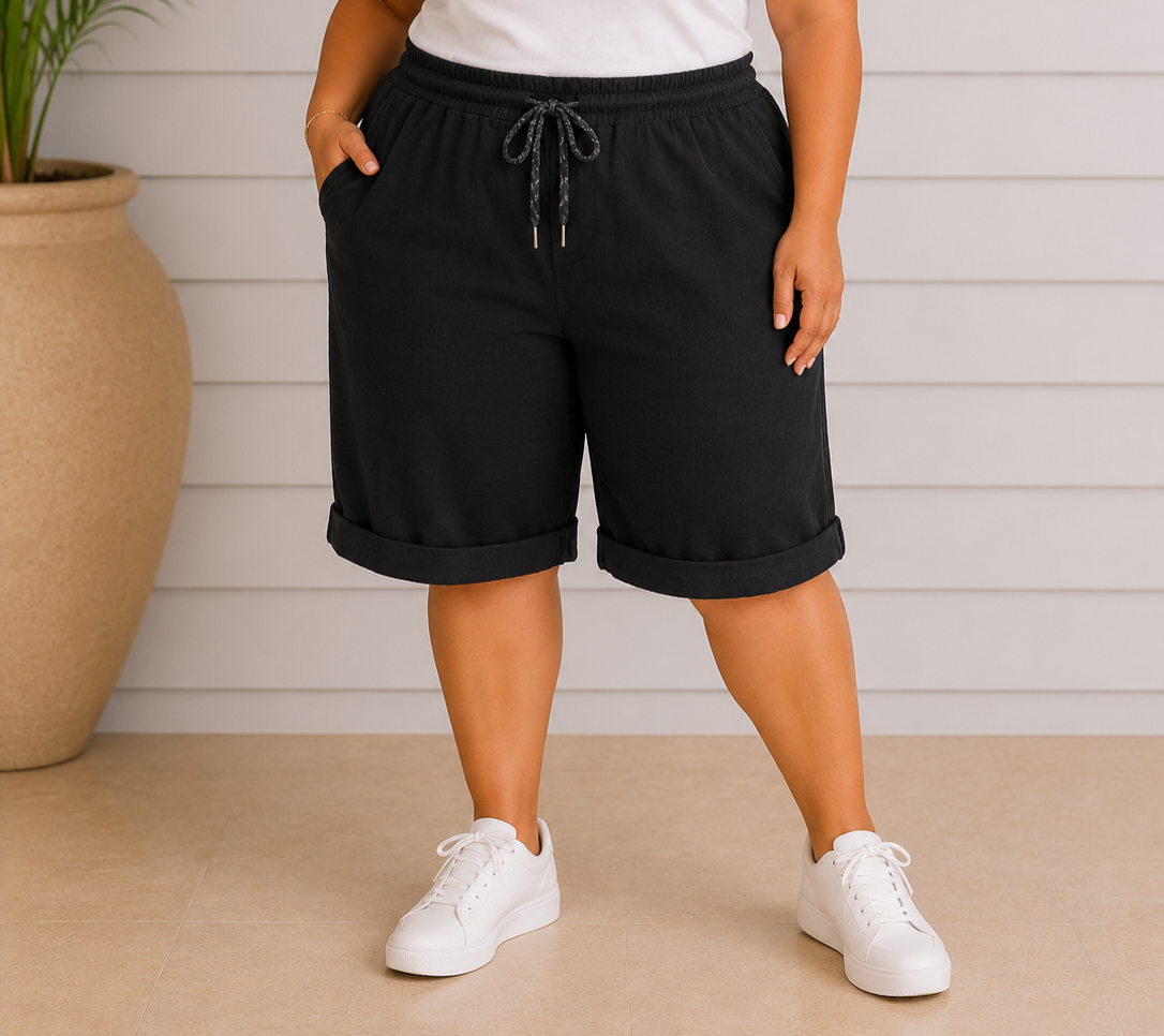 Bermuda Magique Grande Taille – Taille Unique (44 au 52) ✨