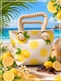 Sac de plage citron 🍋☀️