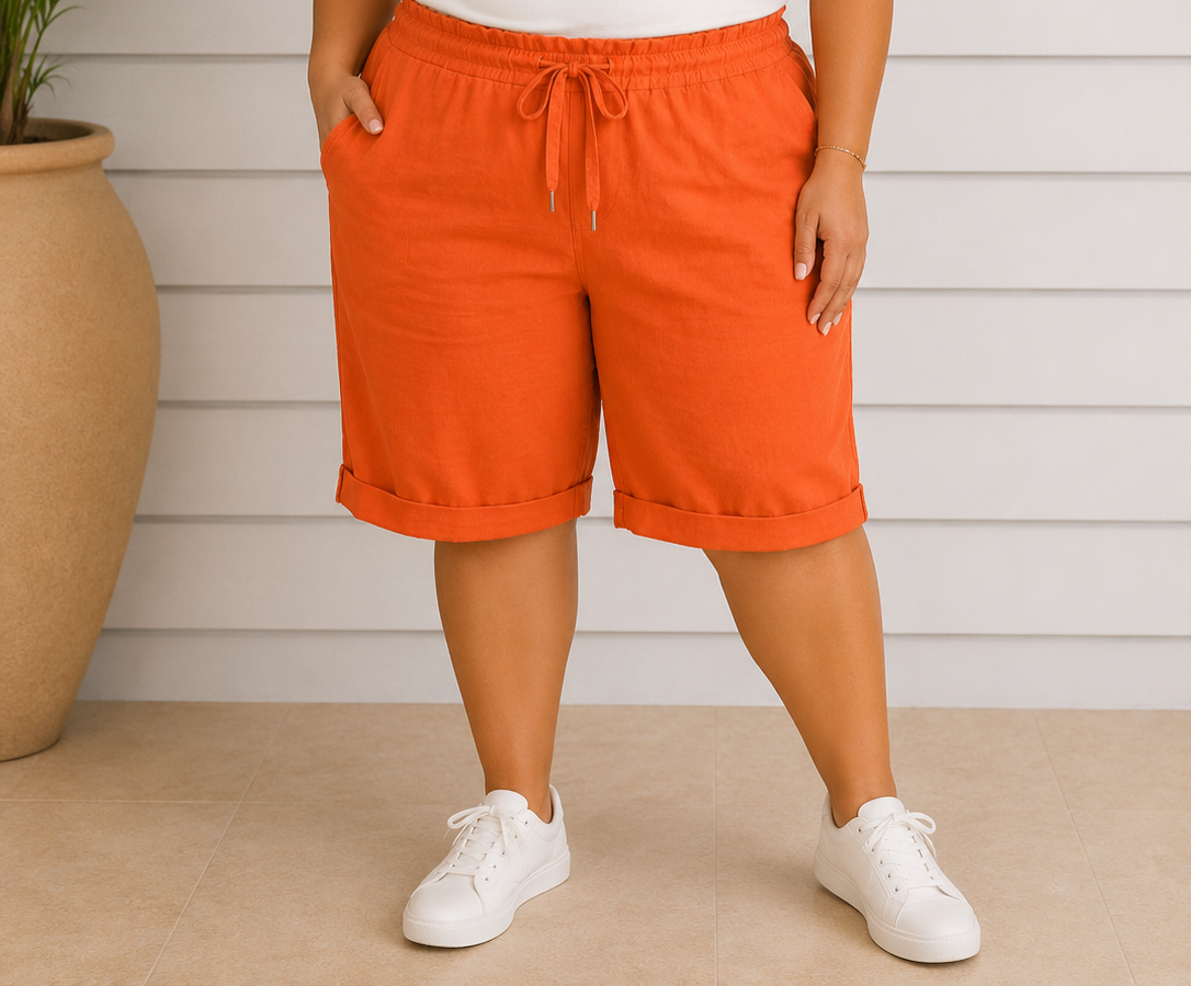 Bermuda Magique Grande Taille – Taille Unique (44 au 52) ✨