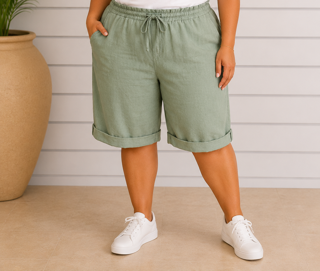 Bermuda Magique Grande Taille – Taille Unique (44 au 52) ✨