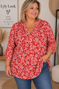 Chemisier effet daim imprimé – Belle Taille