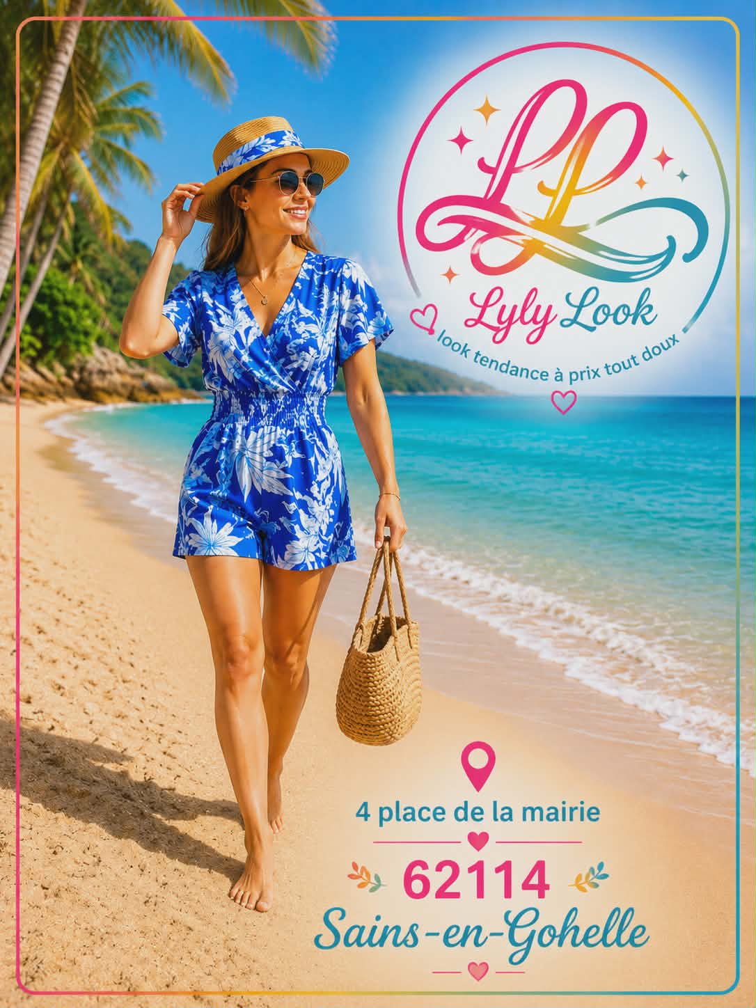 Combishort Fleurie – Élégance et confort au rendez-vous 🌺☀️magique