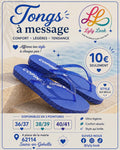Tongs à Message – COPINE 💙✨